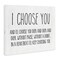 Stupell Industries I Choose You Romantic Love Quote Casual Typography Canvas Design By Lettered and Lined
